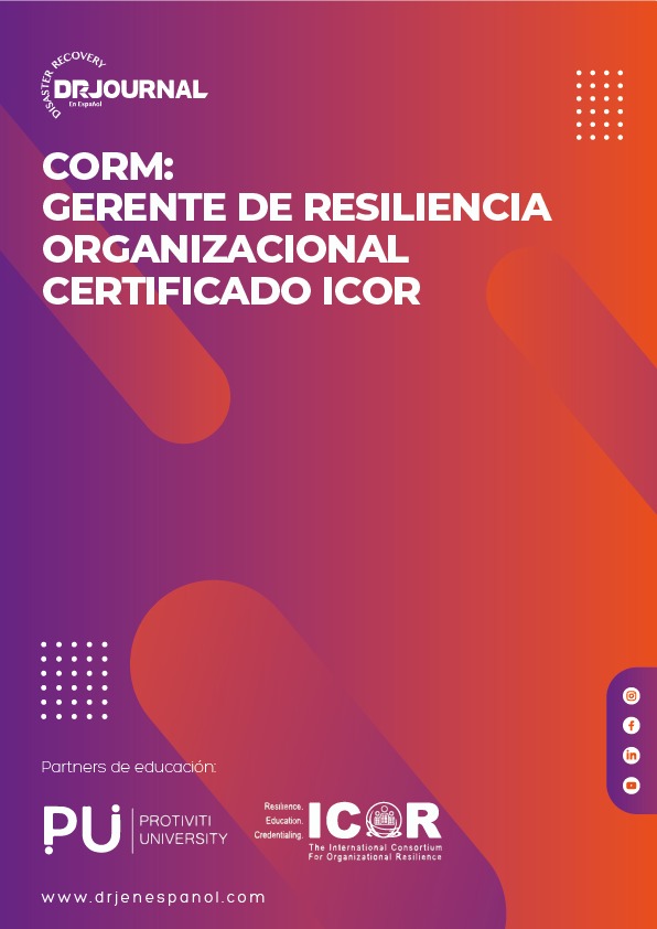 Certificado Gerente de Resiliencia Organizacional ICOR - DRJ en Español