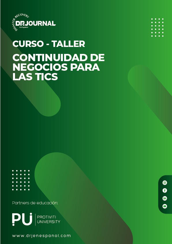 Curso Continuidad del Negocio para TICS - DRJ en Español